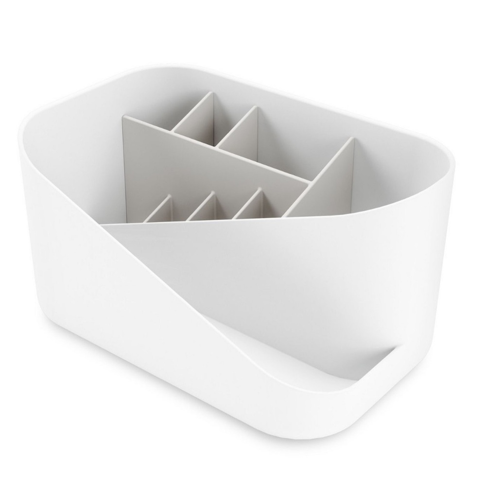 ❗️FINAL Umbra Glam Cosmetic Makeup Bedside Table Office Organizer in Sleek White